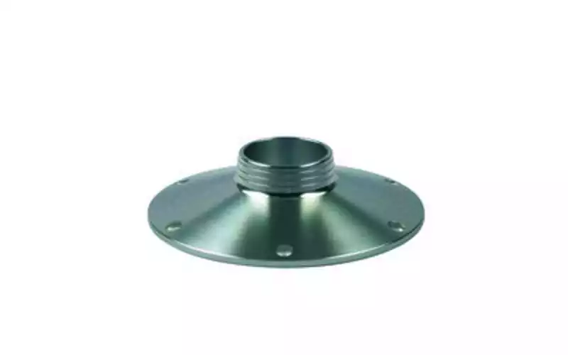 Embase tube aluminium diamètre colonne 76mm diamètre de la base 250mm