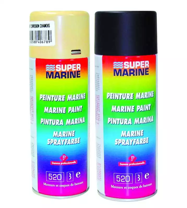 Peinture marine primaire apprêt Gris Surfaces peintes polyester aérosols 400ml