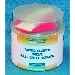 Mastic polyester Beige 500GR Utilisation sous la ligne de flottaison