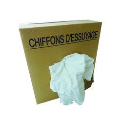 Chiffons blancs 10Kg économiques et résistants vêtements blancs coton