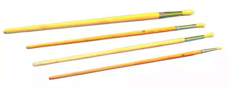 Brosse à tableau ronde 11.5mm Pinceaux à lettres pures soies