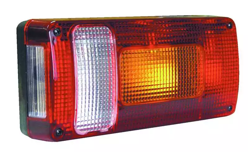 Feux 5 fonctions Gauche avec Anti brouillard catadioptre et câble