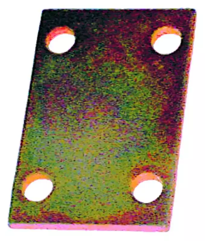 Plaquette d'assemblage 80 X 40 mm 4 trous