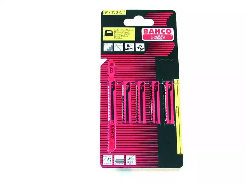 5 Lames de scies sauteuses Acier BIMETAL coupe moyenne 8 D x 100 mm pour AEG Bosch Festool Hitachi Makita Metabo
