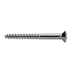 Boite de 25 vis à bois tête fendue fraisée bombé diamètre 4 mm Longueur 40 mm