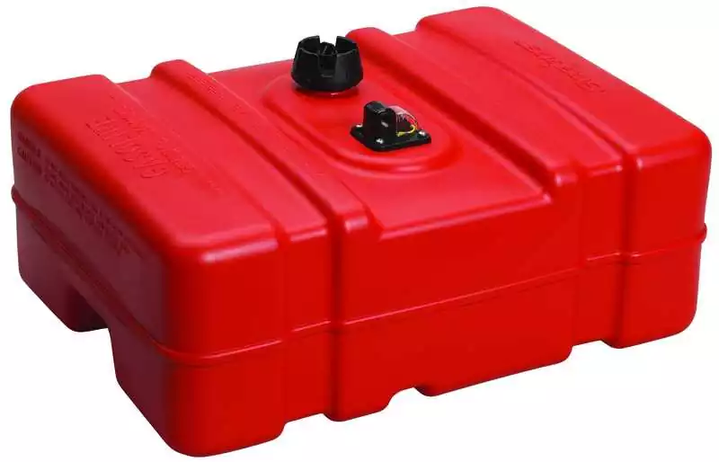 Réservoir 45 Litres profile BAS jauge sortie pour raccords en 1/4 NPT