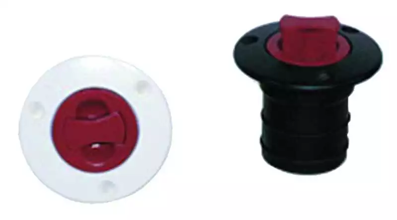 Nable plastique FUEL Corps noir bouchon rouge durite diamètre 50 mm