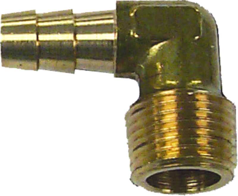 Raccord coude 90 degre tuyau diamètre 10 mm 3/8 NPT mâle