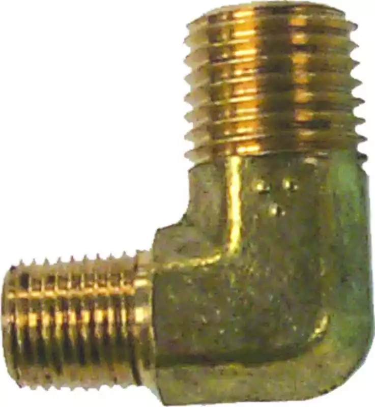 Raccord coude 90 degre 1/8 mâle x 1/4 mâle NPT