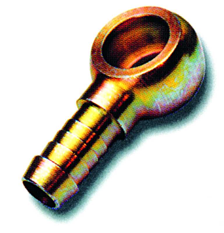 Embout banjo diamètre 12,8 mm pour tuyau 8 mm