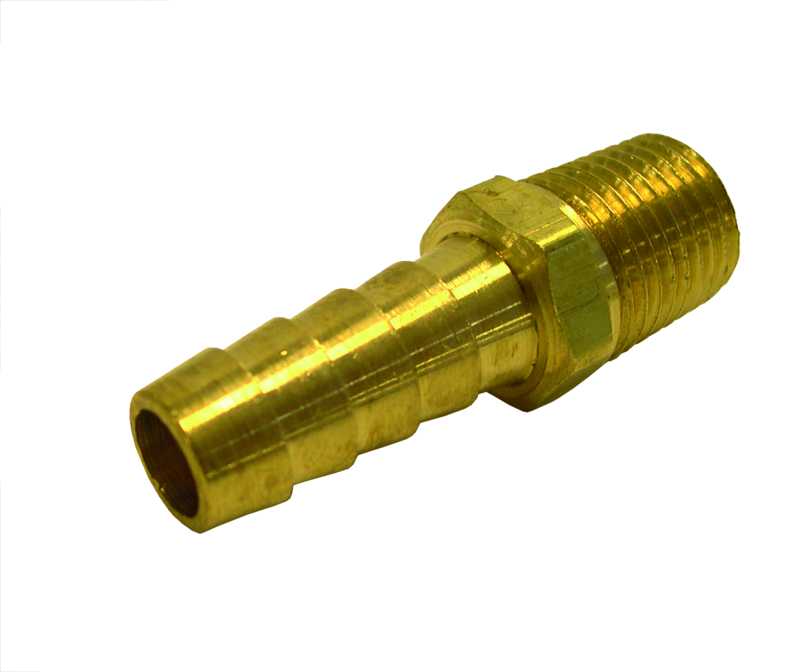 Raccord droit flexible de 8 mm 1/4 NPT cannelés