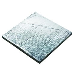 Isolation phonique Prometech double 25mm Tissus de verre aluminium 600 x 1000 mm