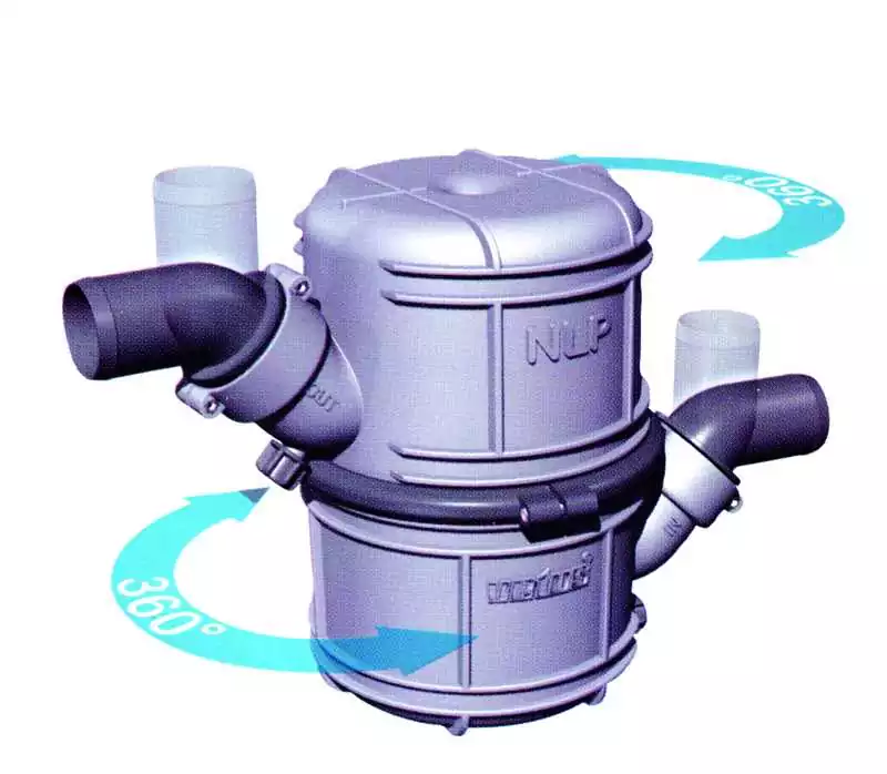 Waterlock NLP40 orientable 360 diamètre 40mm boite à eau échappement