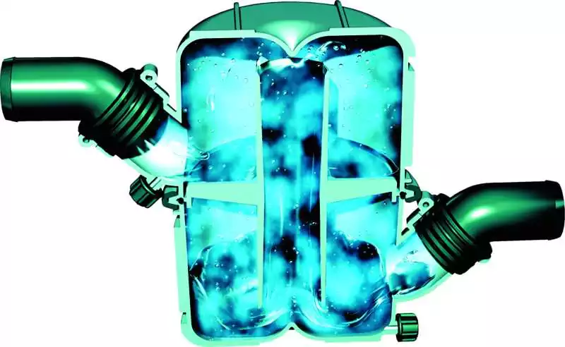 Waterlock NLP50 orientable 360 tuyau 51mm boite à eau échappement