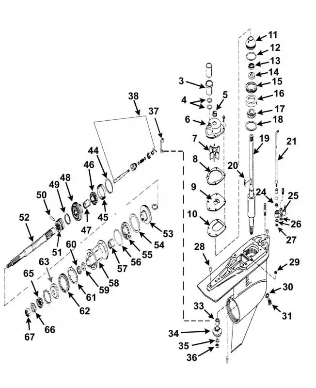 Joint spi Huile Embases Alpha Gen II origine 26-89236