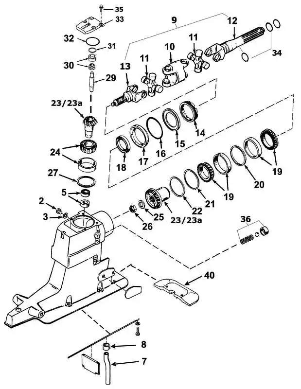Joint spi Embases Alpha 1 Gen II Haut origine 26-68493