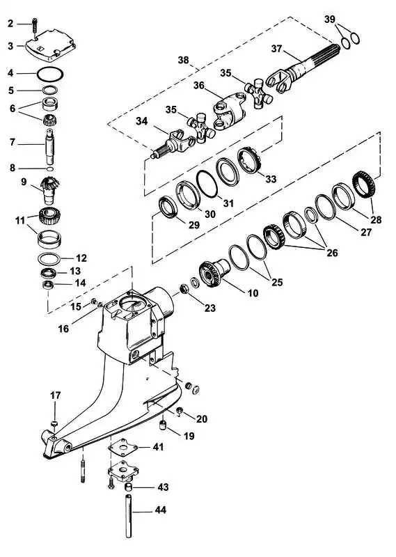 Couvercle embase 1 ALPHA I REF 94998A2