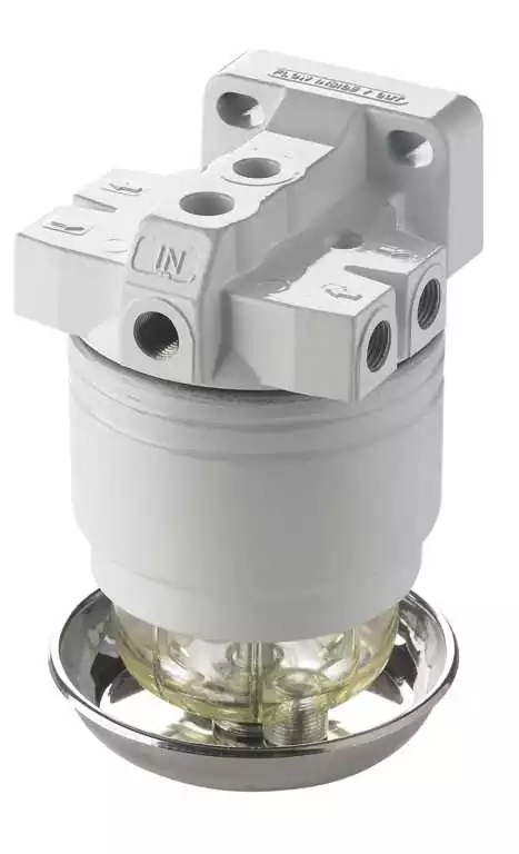 Filtres séparateur eau/carburant CE/ABYC simple 10 microns complet