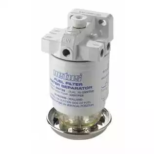 Filtres séparateur eau/carburant débit 270L/H avec pompe CE/ABYC simple 10 microns