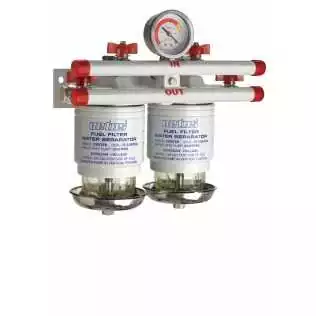 Filtres séparateur eau/carburant débit 360L/H CE/ABYC double 10 microns