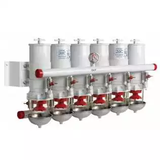 Filtres séparateur eau/carburant débit 24L/min CE/ABYC 3 en ligne 30 microns