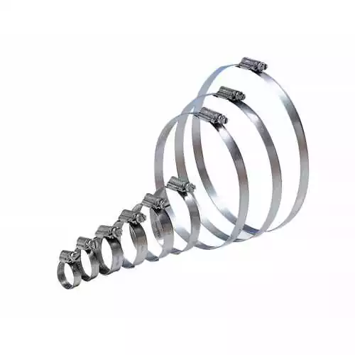 Collier inox diamètre 150-170 mm acier inoxydable