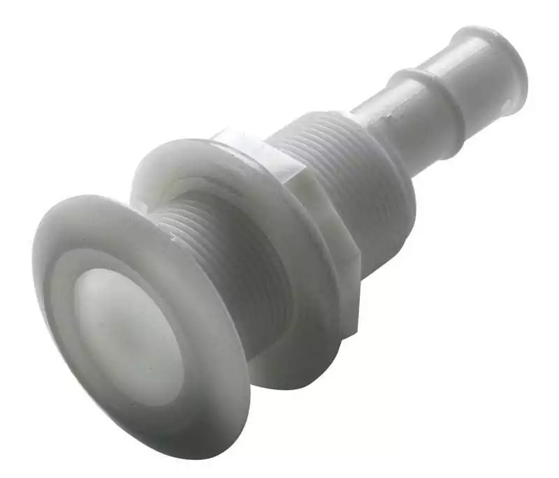 Passe-coque droit pour tuyau diamètre 19 mm 3/4” pouces