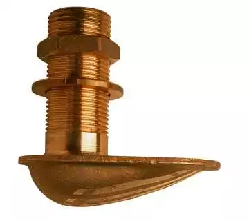 Passe-coque à crépine laiton 1 1/2" pouces raccord tuyau 38 mm