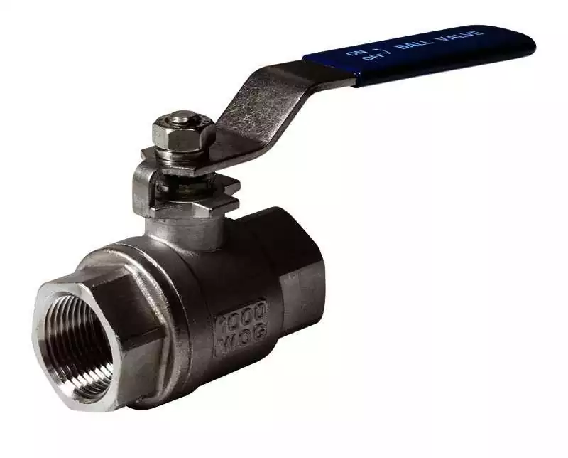 Vanne à sphere acier inoxydable G1/2" diamètre 13 mm