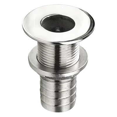 Passe coque inox flush finition polie 1" 1/4 pouces diamètre tuyau 32mm