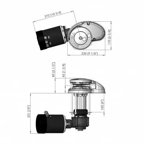Guindeau MAXWELL 1500 VW 50TDC 12V pour chaine 6-10mm