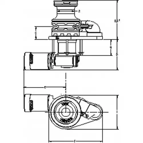 Guindeau MAXWELL 1500 VWC HYD 100TDC barbotin chaine 6-10 mm