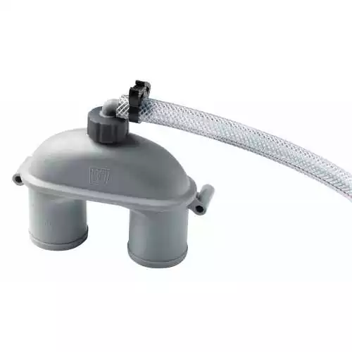 Coude anti-siphon type ASD 38 mm avec tuyau