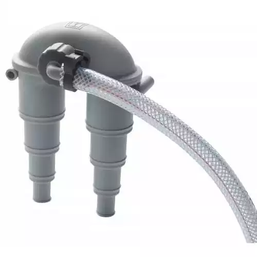 Coude anti-siphon type ASD raccord 13/19/25/32 mm avec tuyau