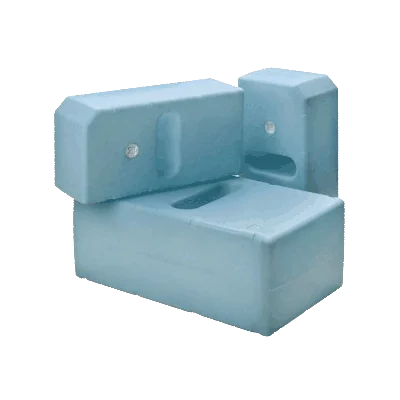 Réservoir synthétique rigide à gazole et eau 61 Litres kit d'installation exclus