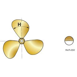 Hélice manganèse bronze 3 pales Type P3B diamètre 24"