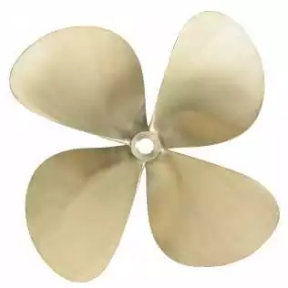 Hélice manganèse bronze 4 pales Type P4E diamètre 18"