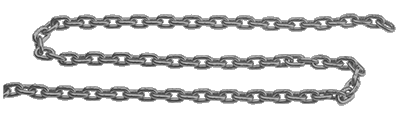 Chaine 10mm DIN766 galvanisée (30 metres)