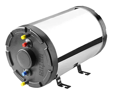 Chauffe-eau capacité 55L en inox double paroi chauffe avec le moteur du bateau
