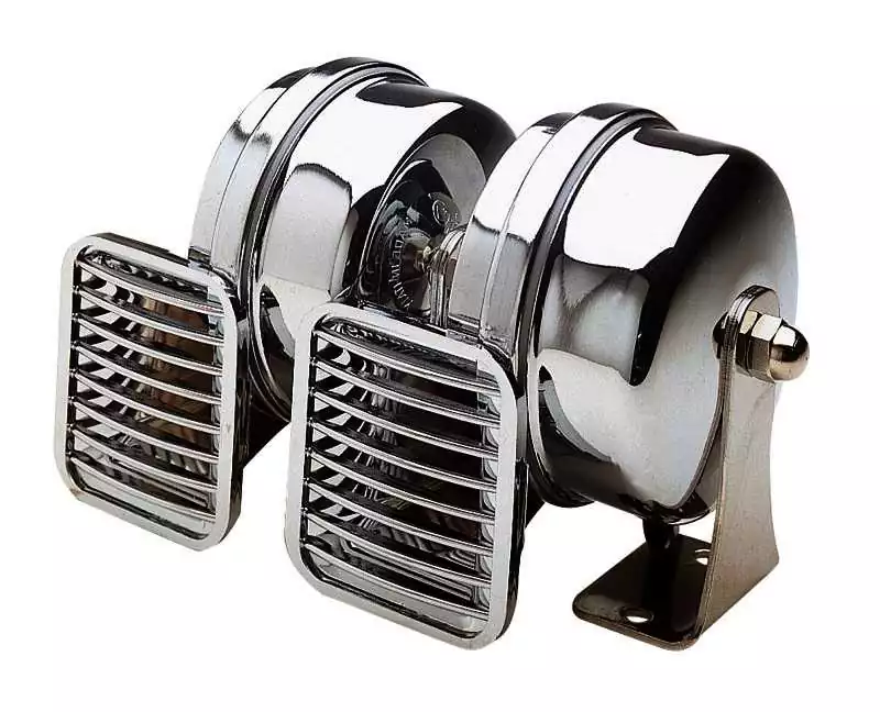 Corne électrique double son grave et aigu 410/490 Hz 110 db 24V