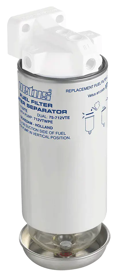 Elément filtrant CE/ABYC 30 microns débit 460 L/H Rouge