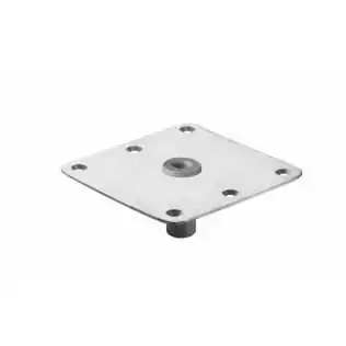 Embase pour connection filetée 174 x 174mm diamètre du trou 55mm