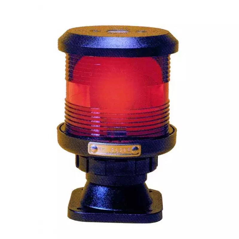 Feu bicolore montage sur socle boitier noir ampoule non fournie Feu bicolore montage sur socle boitier noir ampoule non fournie