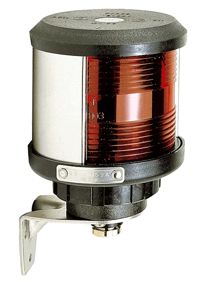 Feu tricolore montage sur socle boitier noir ampoule non fournie