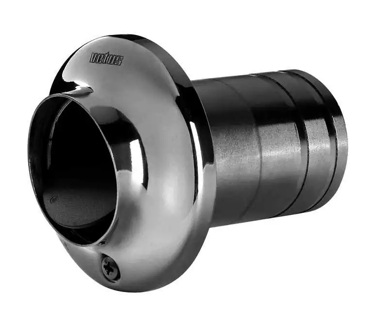 Sortie d'echappement inox diamètre 90mm avec clapet anti-retour