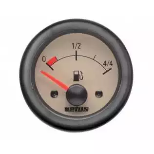Indicateur niveau de carburant 12-24V beige trou d'encastrement 52mm