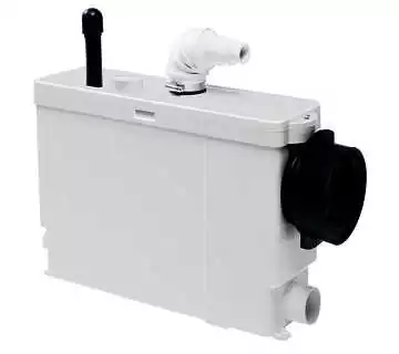 Sani-processeur 24 Volt installation indépendamment du toilette
