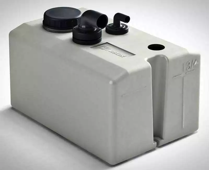 Réservoir synthétique pour eaux usées 40 l raccords inclus