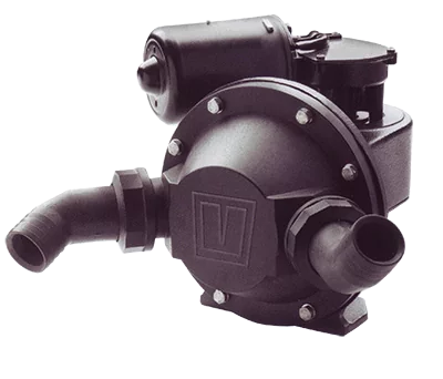 Pompe sanitaire et cale 27 L/mn VETUS 12 Volts raccord tuyaux 38mm