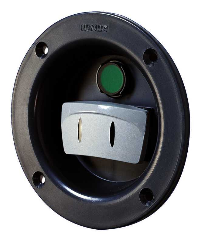 Tableau pour propulseur d'étrave avex bouton à roulement pour montage latéral diam 102 mm